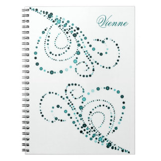 Teal Dots Notebook