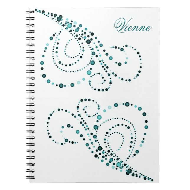 Teal Dots Notebook (Front)