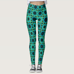 Teal Doughnut With Mint Leggings