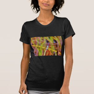 Teal Dragonfly on sedge T-Shirt