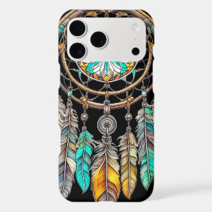 Teal Dreamcatcher Mystical Boho Feathers and Beads