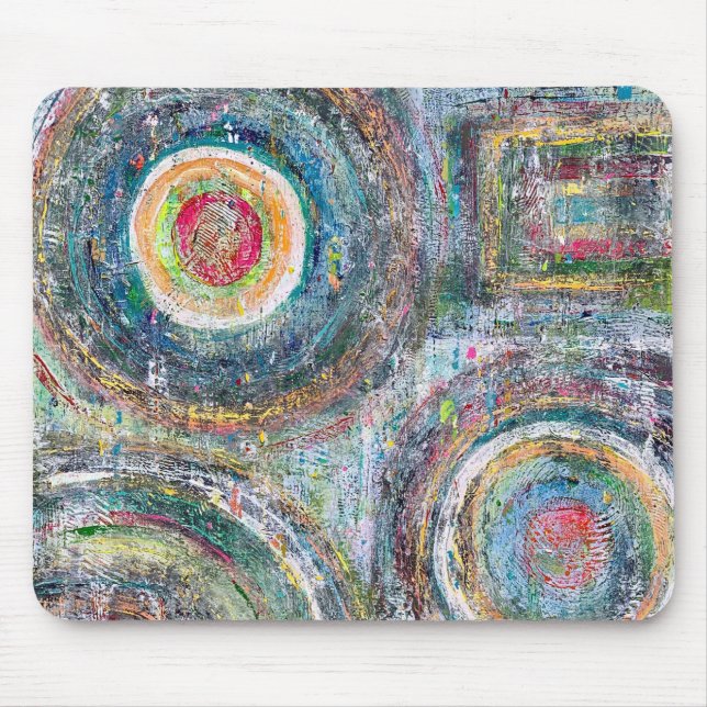 Teal Driven Mousepad (Front)