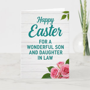 Teal Easter Wonderful Family Card