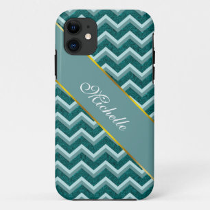 Teal Embossed Foil Case-Mate iPhone Case
