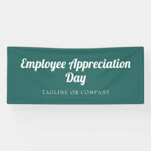 Teal Employee Appreciation Event Banner