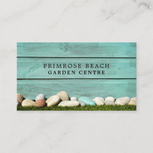 Teal Fence, Garden Centre, Horticulturist Business Card