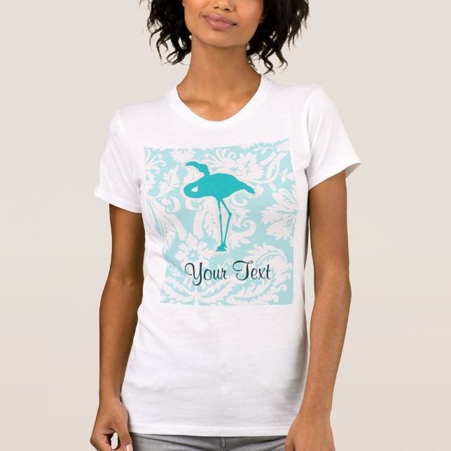 Teal Flamingo T-Shirt (Front)