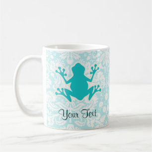 Teal Frog Coffee Mug