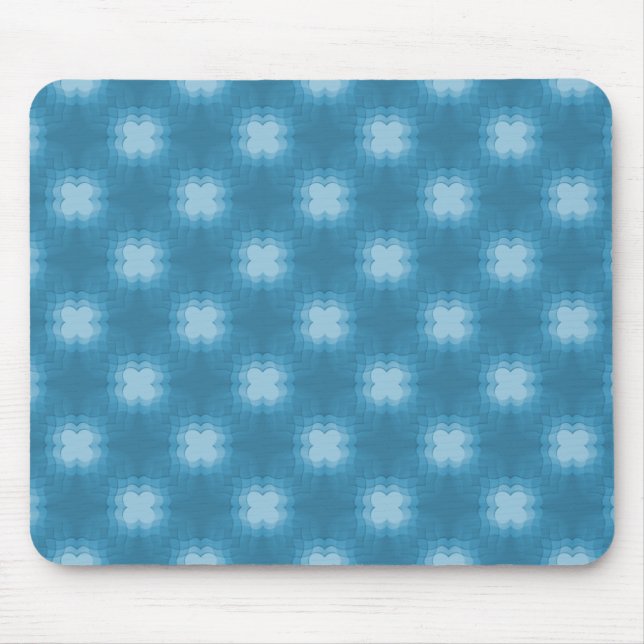 Teal Funky Flair Mousepad (Front)