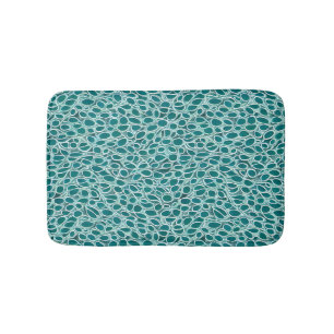 Teal Fusion Bath Mat