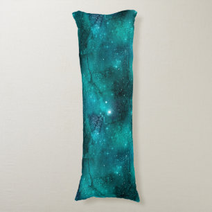 Teal Galaxy Series Design 8 Body Cushion