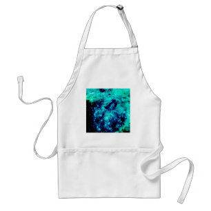 Teal Galaxy Standard Apron