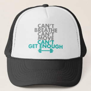 Teal "Get Enough" Trucker Hat