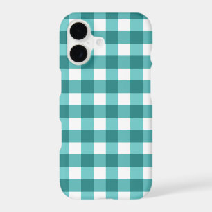Teal gingham