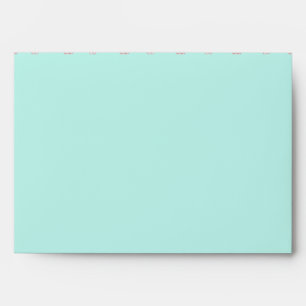 Teal Girl Christening Envelopes