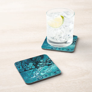 Teal Glass Coaster