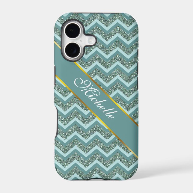 Teal Glitter (Back)