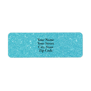Teal Glitter Name 