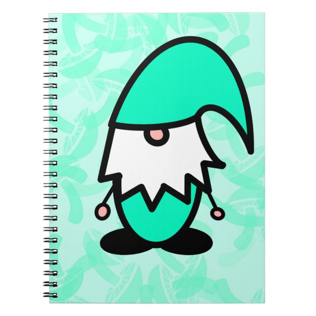 Teal Gnome Notebook (Front)