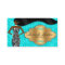 Teal Gold African American Hair Stylist Salon