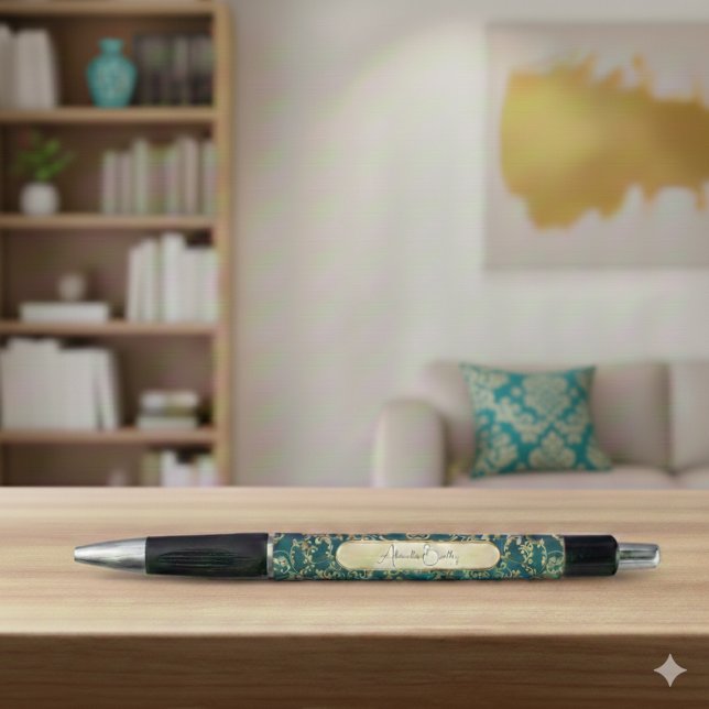 Teal Gold Prayer Journal Accessory with Name (Creator Uploaded)