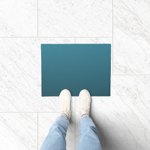 Teal gradient Colour  Doormat