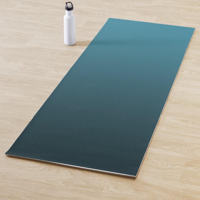 Teal gradient Colour  Yoga Mat (Creator Uploaded)