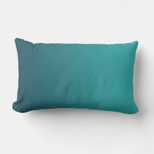 Teal Gradient Lumbar Cushion