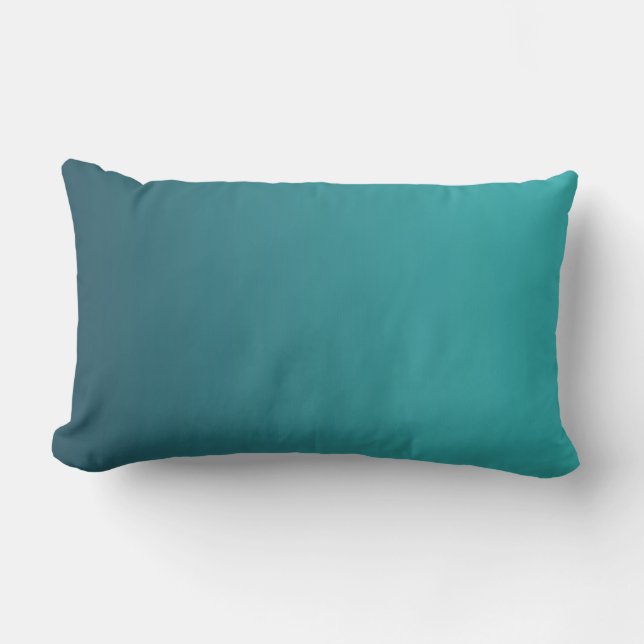 Teal Gradient Lumbar Cushion (Front)