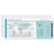 Teal Graduation World Traveller Boarding Pass