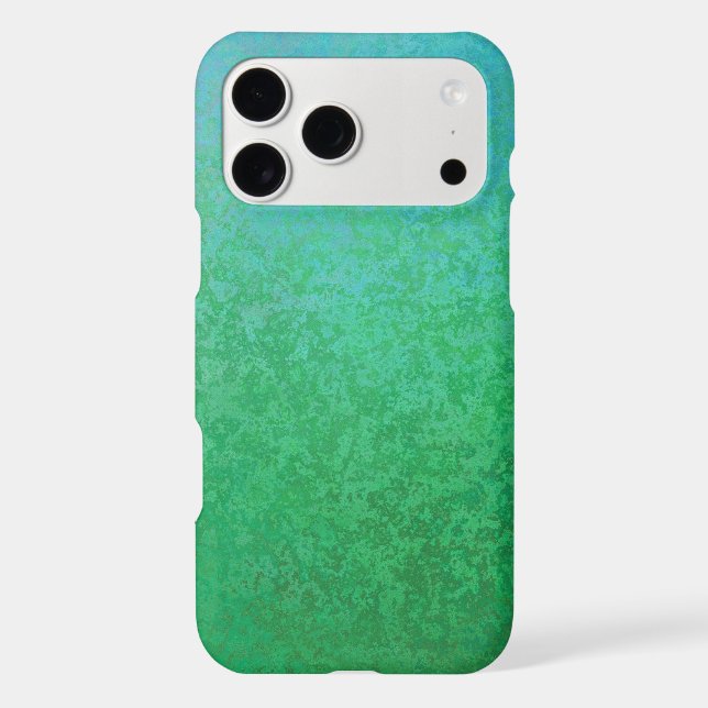 Teal Green Abstract Patina Texture (Back)