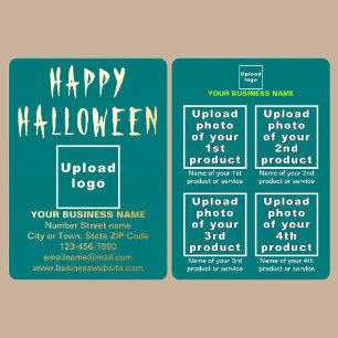 Teal Green Business Brand on Halloween