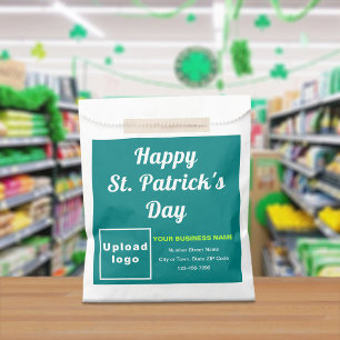 Teal Green Business Brand, St. Patrick's Day, Favour Bags
