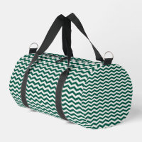 Teal Green Chevron zig zag stripe pattern
