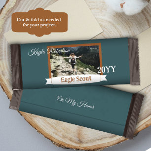 Teal Green, Copper Eagle Scout Candy Bar Wrapper