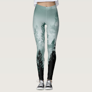 Teal Green Forest Dream #1 #wall #art Leggings