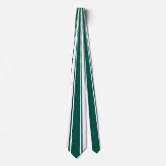 Teal green Funky Stripe Pattern Tie