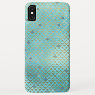 Teal Green Mermaid Scales Pattern Case-Mate iPhone Case