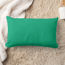 teal-green rectangular cushion with softly rounded