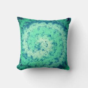 Teal Green Throw Pillow