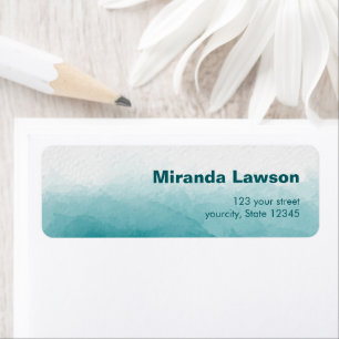 Teal Green Watercolor background 