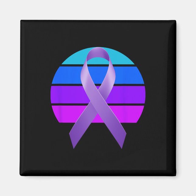 Teal Heimerheimer's Awareness  Magnet (Front)