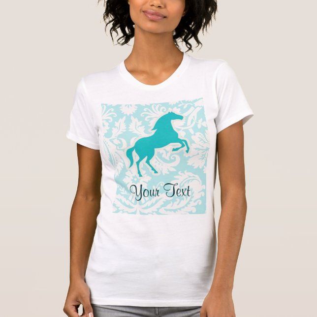 Teal Horse T-Shirt (Front)