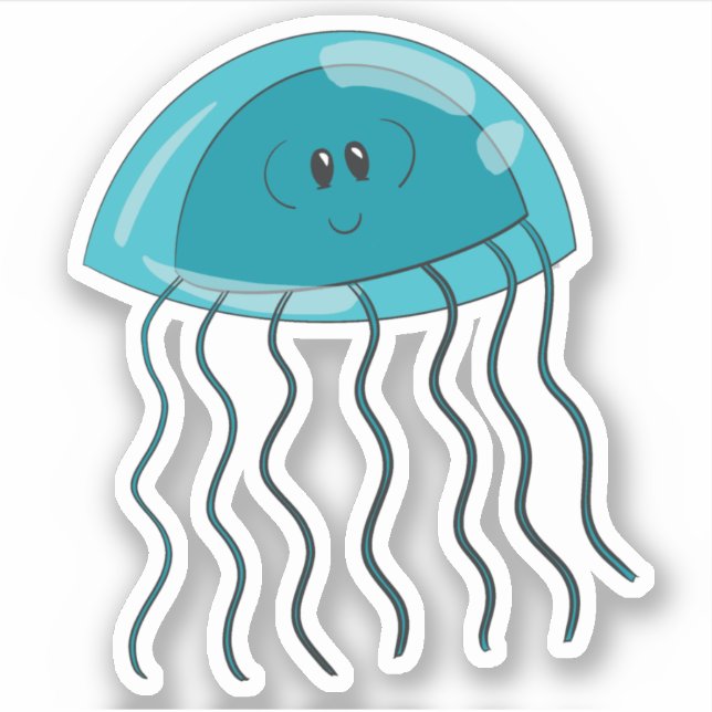 Teal jellyfish (Front)