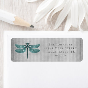 Teal Jewelled Dragonfly Wedding