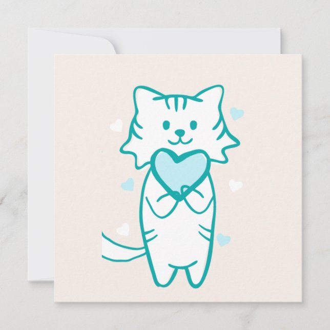 Teal Kitty (Front)