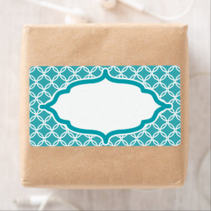 Teal Lace Labels