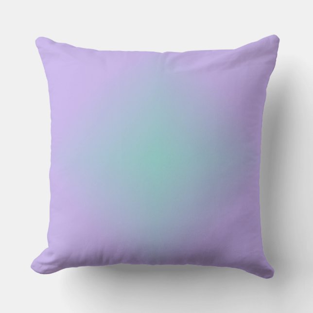 Teal Lavender Glow Cushion (Front)