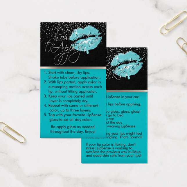 Teal Lips - How to Apply & Tips (Office)