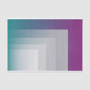 Teal magenta grey tissue paper